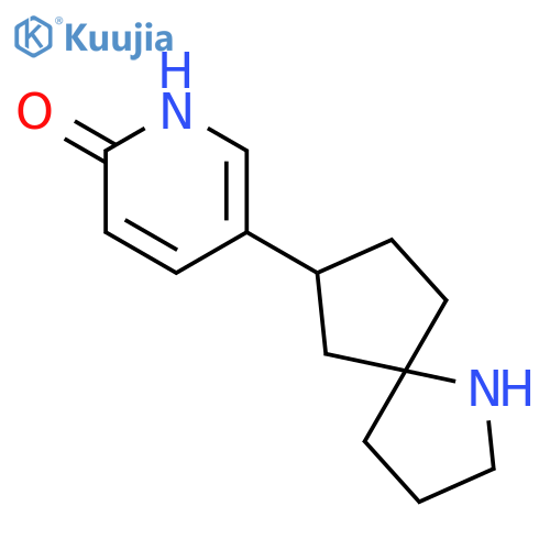 2(1H)-Pyridinone, 5-(1-azaspiro[4.4]non-7-yl)- structure