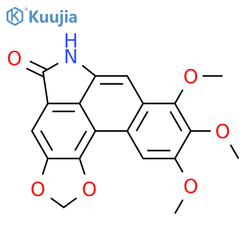 Benzo[f]-1,3-benzodioxolo[6,5,4-cd]indol-5(6H)-one, 8,9,10-trimethoxy- structure