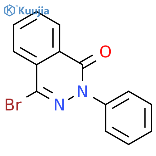 1(2H)-Phthalazinone, 4-bromo-2-phenyl- structure