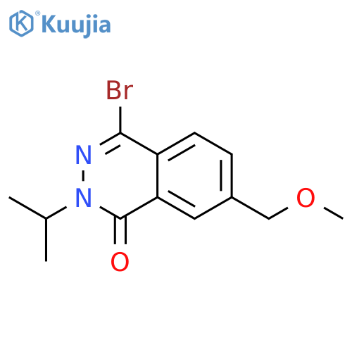 1(2H)-Phthalazinone, 4-bromo-7-(methoxymethyl)-2-(1-methylethyl)- structure