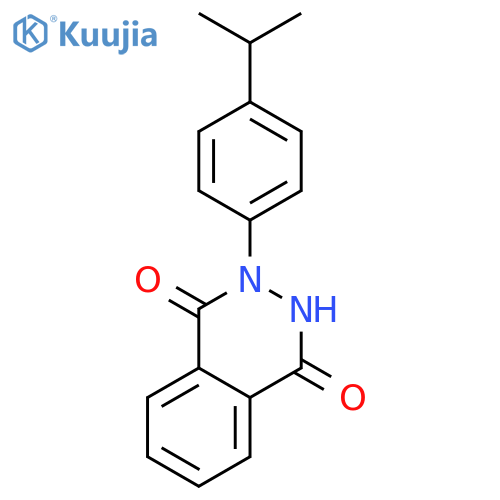 1,4-Phthalazinedione, 2,3-dihydro-2-[4-(1-methylethyl)phenyl]- structure