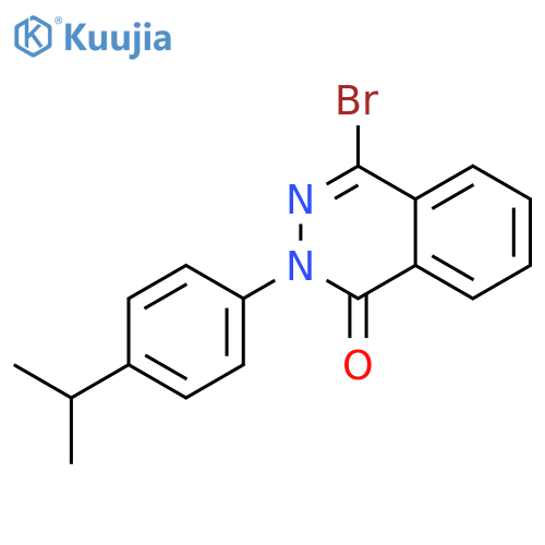 1(2H)-Phthalazinone, 4-bromo-2-[4-(1-methylethyl)phenyl]- structure