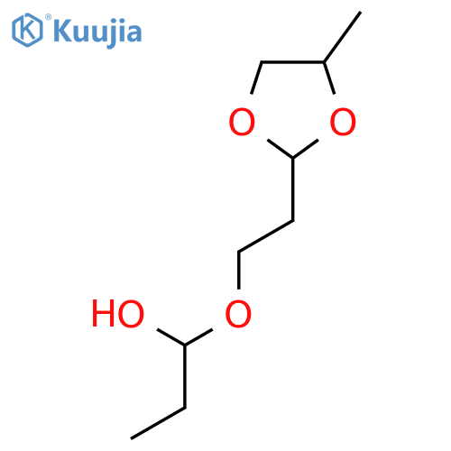 Propanol, [2-(4-methyl-1,3-dioxolan-2-yl)ethoxy]- structure
