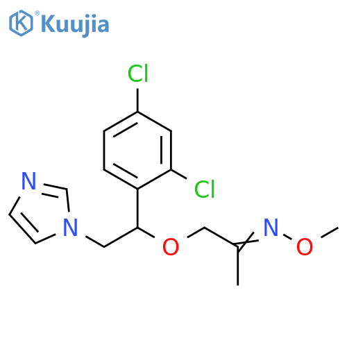 2-Propanone, 1-[1-(2,4-dichlorophenyl)-2-(1H-imidazol-1-yl)ethoxy]-, O-methyloxime structure