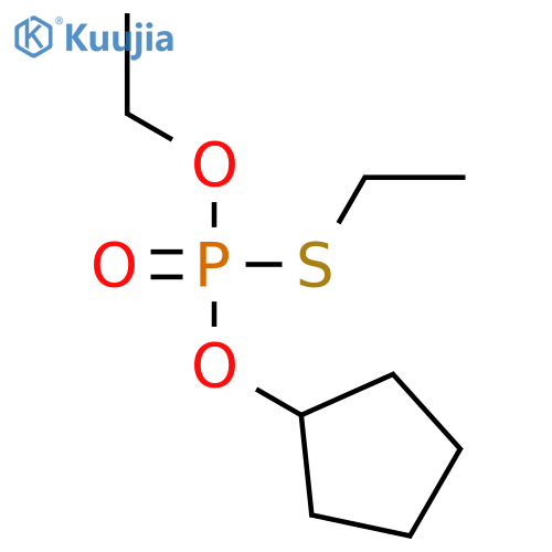 PHOSPHOROTHIOIC ACID, O-CYCLOPENTYL O,S-DIETHYL ESTER structure