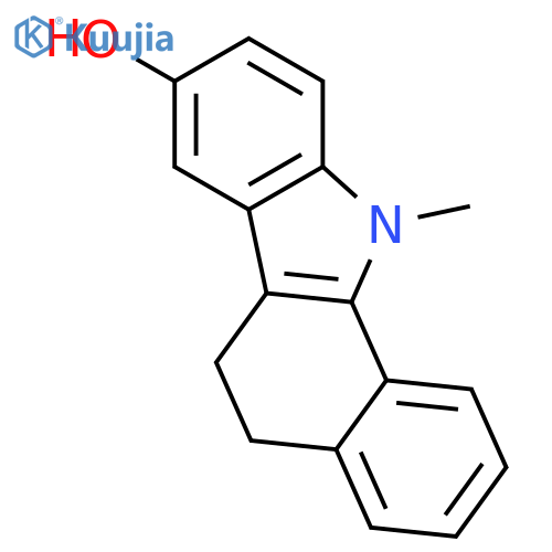 5H-BENZO[A]CARBAZOL-8-OL, 6,11-DIHYDRO-11-METHYL- structure