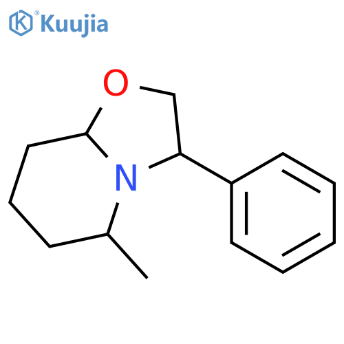 5H-Oxazolo[3,2-a]pyridine, hexahydro-5-methyl-3-phenyl- structure
