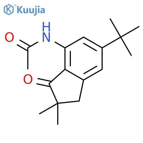Acetamide,N-[6-(1,1-dimethylethyl)-2,3-dihydro-2,2-dimethyl-3-oxo-1H-inden-4-yl]- structure