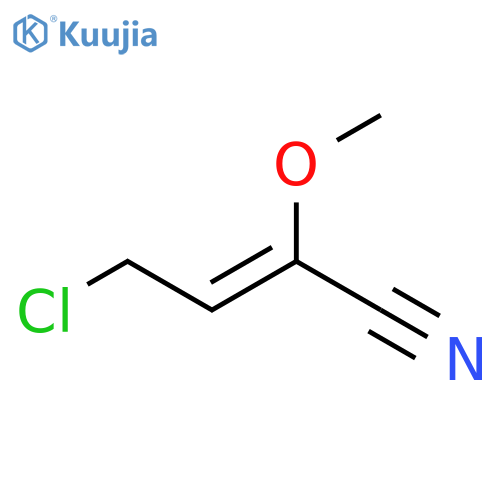 2-Butenenitrile, 4-chloro-2-methoxy-, (Z)- structure