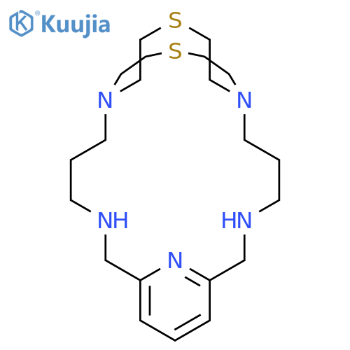 20,25-DITHIA-1,5,13,17,28-PENTAAZATRICYCLO[15.5.5.17,11]OCTACOSA-7,9,11(28)-TRIENE structure