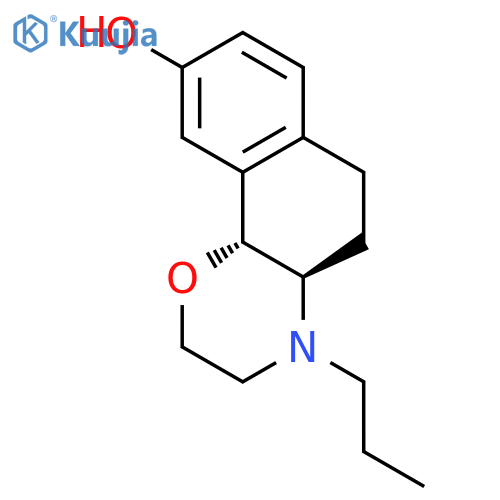 (4aS,10bS)-4-Propyl-3,4,4a,5,6,10b-hexahydro-2H-naphtho1,2-b1,4oxazin-9-ol structure