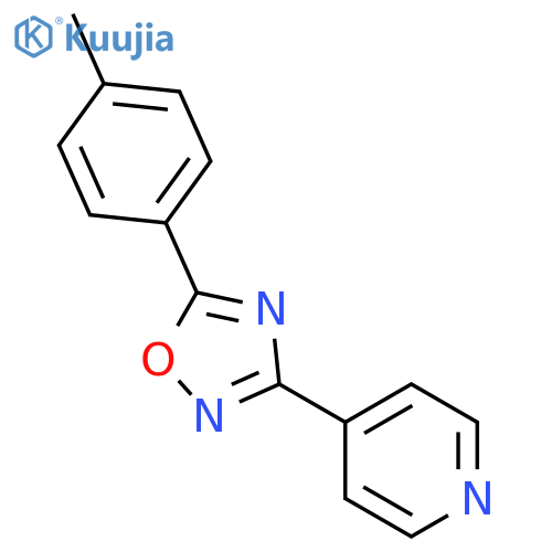 Pyridine, 4-[5-(4-methylphenyl)-1,2,4-oxadiazol-3-yl]- structure