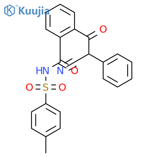 Benzamide, 2-(cyanophenylacetyl)-N-[(4-methylphenyl)sulfonyl]- structure