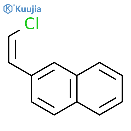 Naphthalene, 2-[(1Z)-2-chloroethenyl]- structure