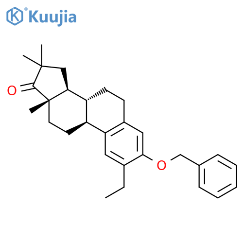 ESTRA-1,3,5(10)-TRIEN-17-ONE, 2-ETHYL-16,16-DIMETHYL-3-(PHENYLMETHOXY)- structure