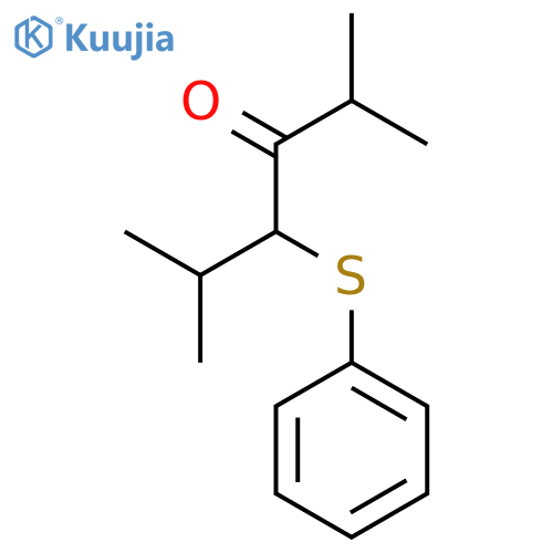 3-Hexanone, 2,5-dimethyl-4-(phenylthio)- structure