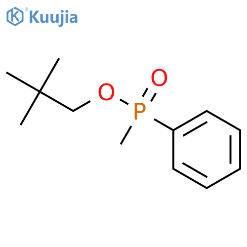 Phosphinic acid, methylphenyl-, 2,2-dimethylpropyl ester structure