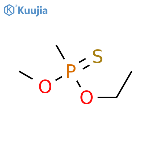 Phosphonothioic acid, methyl-, O-ethyl O-methyl ester, (R)- structure