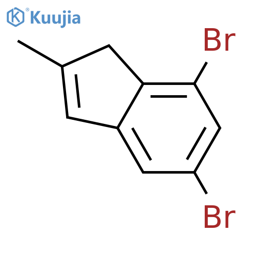 1H-INDENE, 5,7-DIBROMO-2-METHYL- structure