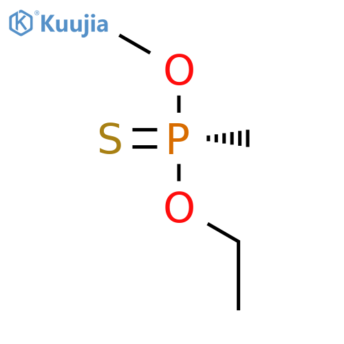 Phosphonothioic acid, methyl-, O-ethyl O-methyl ester, (S)- structure