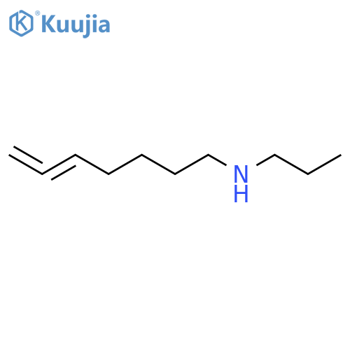 5,6-HEPTADIEN-1-AMINE, N-PROPYL- structure