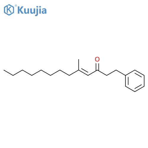 4-Tridecen-3-one, 5-methyl-1-phenyl- structure