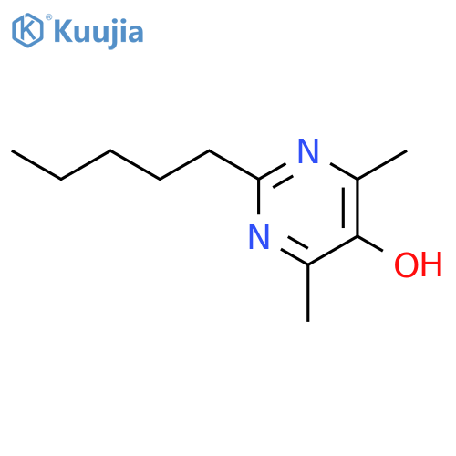 5-Pyrimidinol, 4,6-dimethyl-2-pentyl- structure
