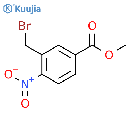 Methyl 3-(Bromomethyl)-4-nitrobenzoate structure