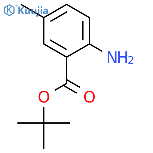 Benzoic acid, 2-amino-5-methyl-, 1,1-dimethylethyl ester structure