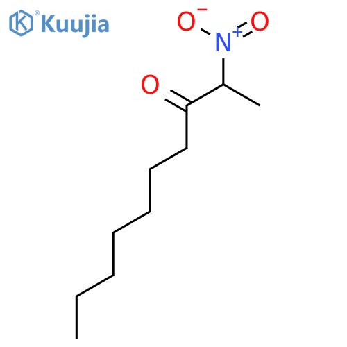 3-Decanone, 2-nitro- structure
