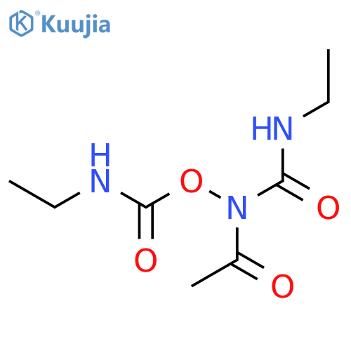 Acetamide, N-[(ethylamino)carbonyl]-N-[[(ethylamino)carbonyl]oxy]- structure