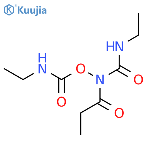 Propanamide, N-[(ethylamino)carbonyl]-N-[[(ethylamino)carbonyl]oxy]- structure