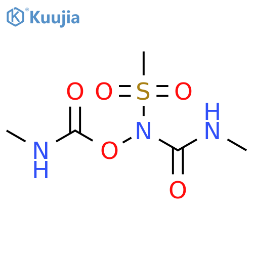 Methanesulfonamide, N-[(methylamino)carbonyl]-N-[[(methylamino)carbonyl]oxy]- structure