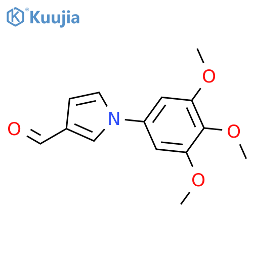 1H-Pyrrole-3-carboxaldehyde, 1-(3,4,5-trimethoxyphenyl)- structure