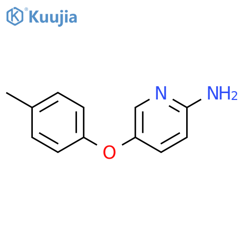 2-Pyridinamine, 5-(4-methylphenoxy)- structure