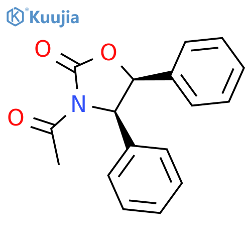 2-OXAZOLIDINONE, 3-ACETYL-4,5-DIPHENYL-, (4R,5S)- structure