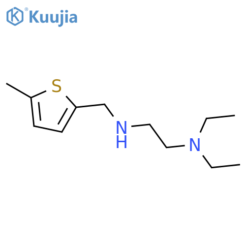 2-(diethylamino)ethyl(5-methylthiophen-2-yl)methylamine structure