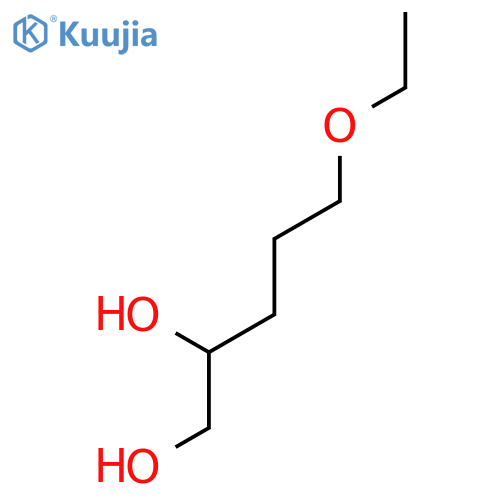 1,2-Pentanediol, 5-ethoxy- structure