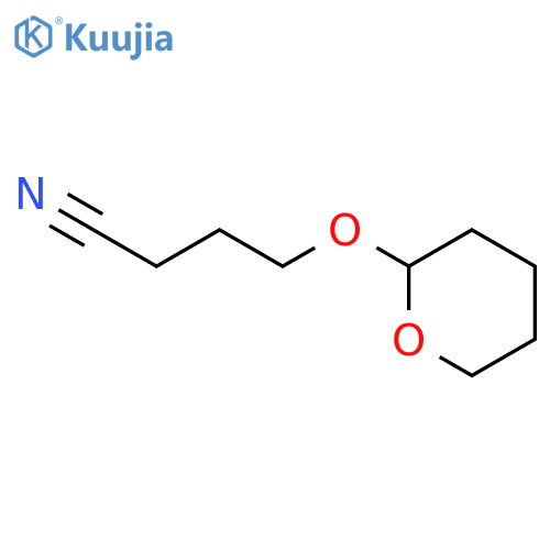 Butanenitrile, 4-[(tetrahydro-2H-pyran-2-yl)oxy]- structure