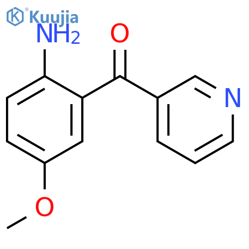 Methanone, (2-amino-5-methoxyphenyl)-3-pyridinyl- structure