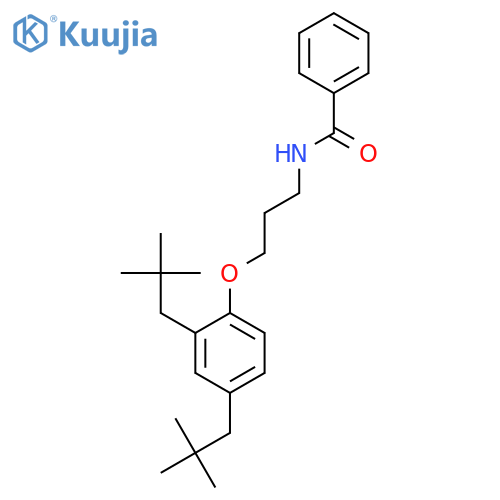 Benzamide, N-[3-[2,4-bis(2,2-dimethylpropyl)phenoxy]propyl]- structure