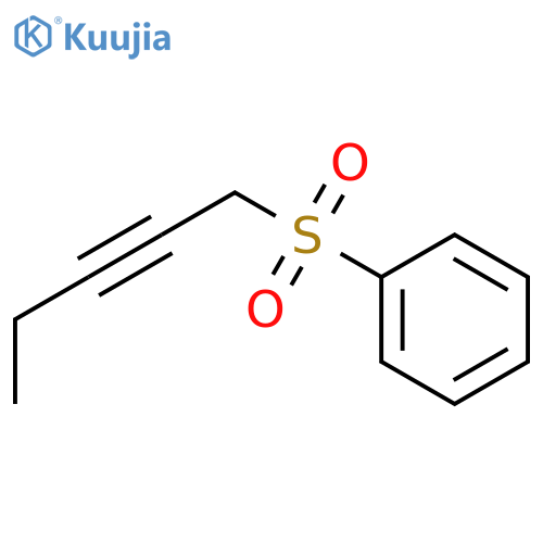 BENZENE, (2-PENTYNYLSULFONYL)- structure
