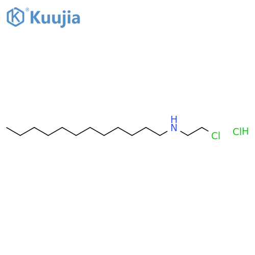 1-Dodecanamine, N-(2-chloroethyl)-, hydrochloride structure