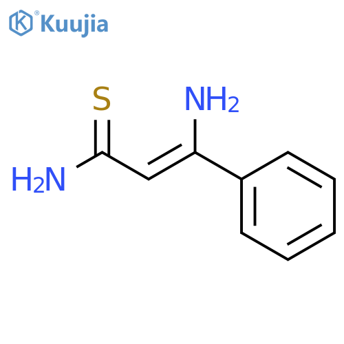 3-amino-3-phenylprop-2-enethioamide structure