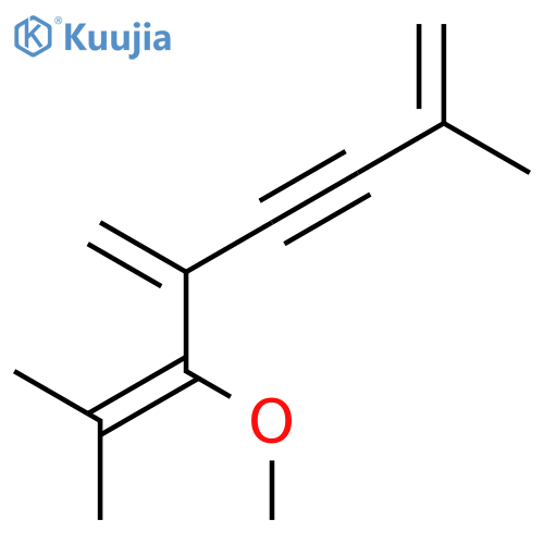 1,6-Octadien-3-yne, 6-methoxy-2,7-dimethyl-5-methylene- structure