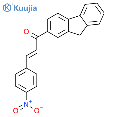 2-Propen-1-one, 1-(9H-fluoren-2-yl)-3-(4-nitrophenyl)- structure