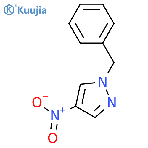 1-Benzyl-4-nitro-1H-pyrazole structure
