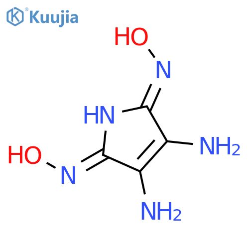 1H-Pyrrole-2,5-dione, 3,4-diamino-, dioxime structure