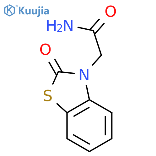 3(2H)-Benzothiazoleacetamide, 2-oxo- structure