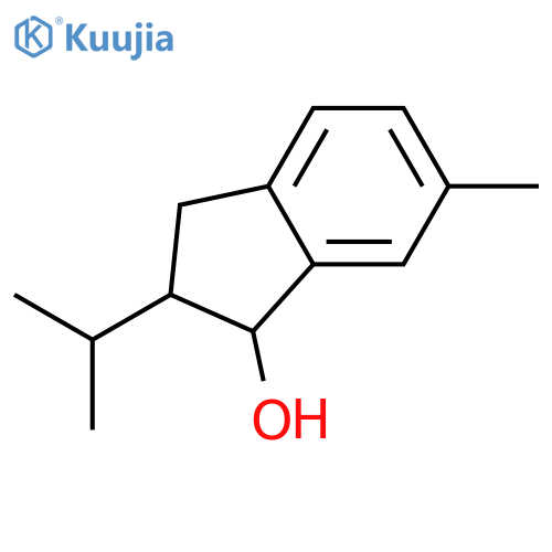 1H-Inden-1-ol,2,3-dihydro-6-methyl-2-(1-methylethyl)- structure